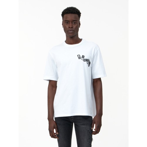 Tricou AMIRI, White T-shirt with a logo 