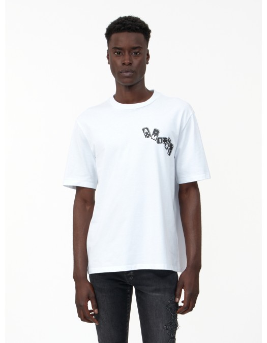 Tricou AMIRI, White T-shirt with a logo - AMTOJR1023001