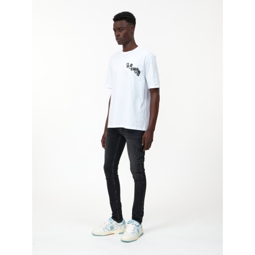 Tricou AMIRI, White T-shirt with a logo 