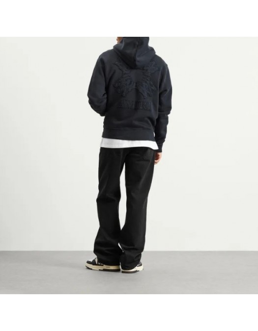 Hanorac AMIRI, RI MA Quad Zip Hoodie - AMTOJR1034001