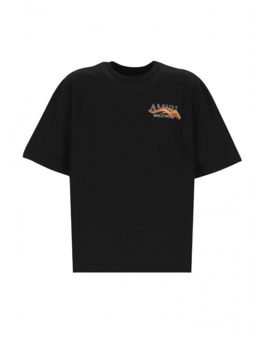 Tricou AMIRI, Hollywood graphic horse print, Negru - AMTOJR1050001