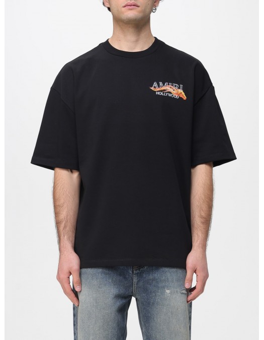 Tricou AMIRI, Hollywood graphic horse print, Negru - AMTOJR1050001