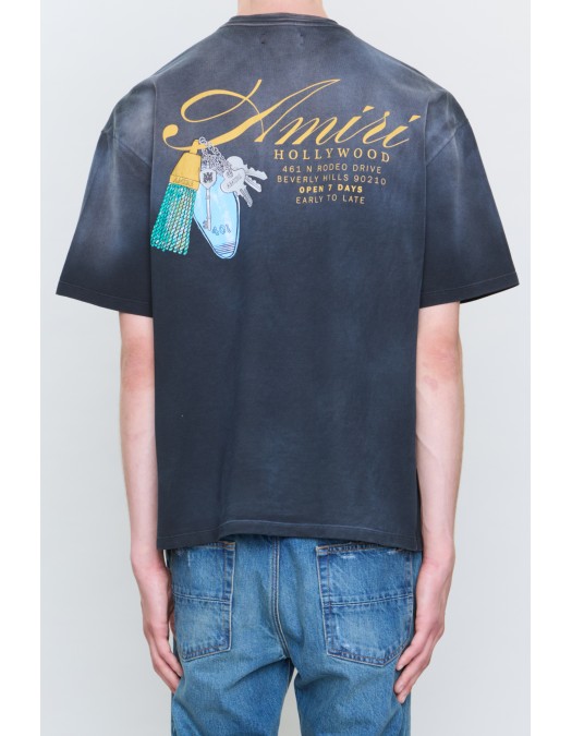 Tricou AMIRI, T-Shirts And Polos Blacks And Greys - AMTOJR1057001