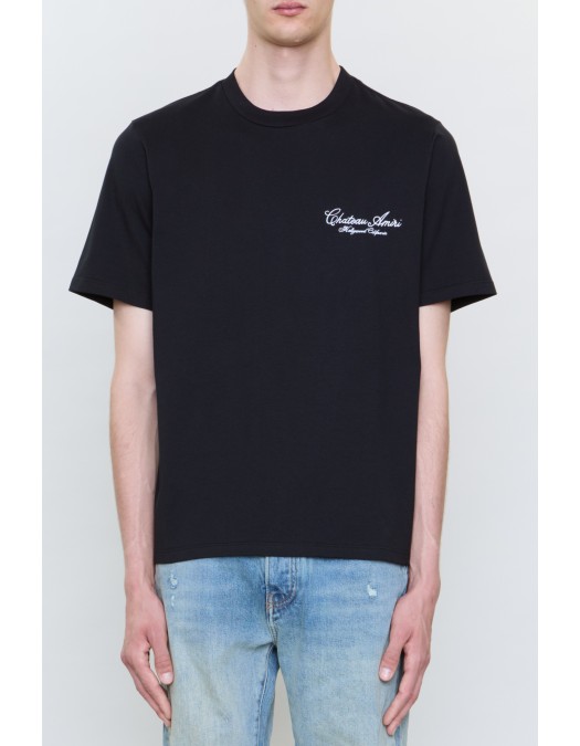 Tricou AMIRI, COTTON T-SHIRT WITH CHATEAU WRITING - AMTOJR1066001
