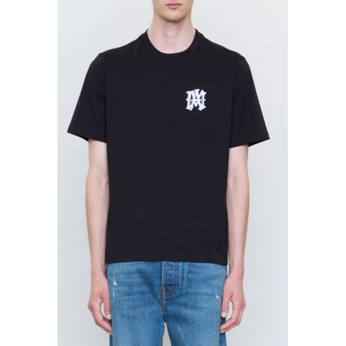 Tricou AMIRI, CREW NECK T-SHIRT WITH LOGO, Black