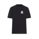 Tricou AMIRI, CREW NECK T-SHIRT WITH LOGO, Black - AMTOJR1070001