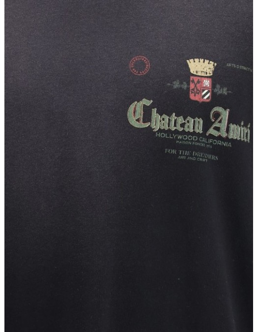 Tricou AMIRI, Chateau Crown T-shirt, Black - AMTOJR1108001
