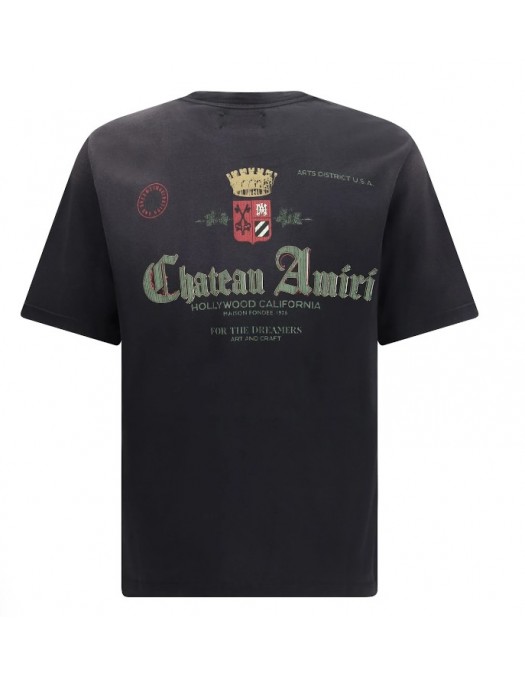 Tricou AMIRI, Chateau Crown T-shirt, Black - AMTOJR1108001