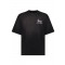 Tricou Amiri, Black cotton jersey Amiri Studio oversized T-shirt
