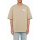 Tricou AMIRI, Beige cotton jersey Amiri Studio oversized T-shirt - AMTOJR1155002X