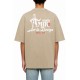 Tricou AMIRI, Beige cotton jersey Amiri Studio oversized T-shirt - AMTOJR1155002X