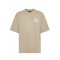 Tricou AMIRI, Beige cotton jersey Amiri Studio oversized T-shirt