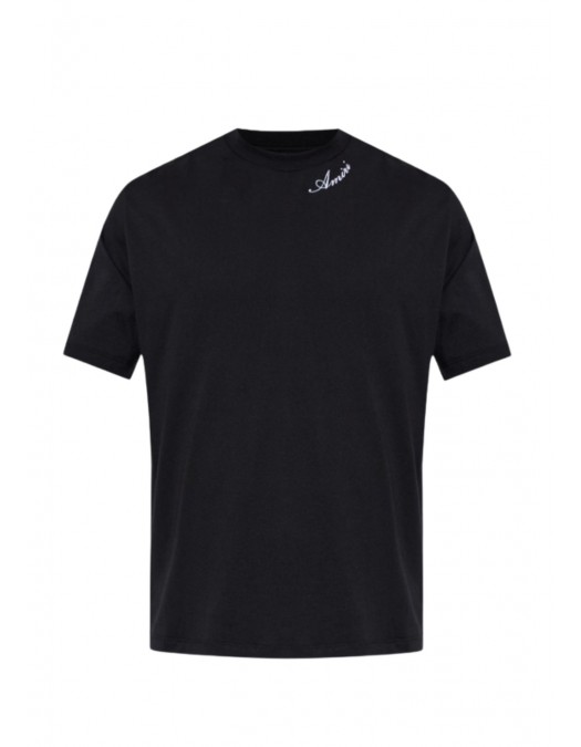 Tricou AMIRI, Amiri BLACK T-shirt with embroidered logo - AMTOJR1164001