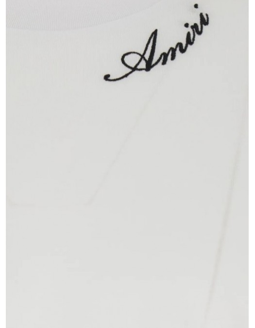 Tricou AMIRI, logo-embroidered T-shirt - AMTOJR1164100