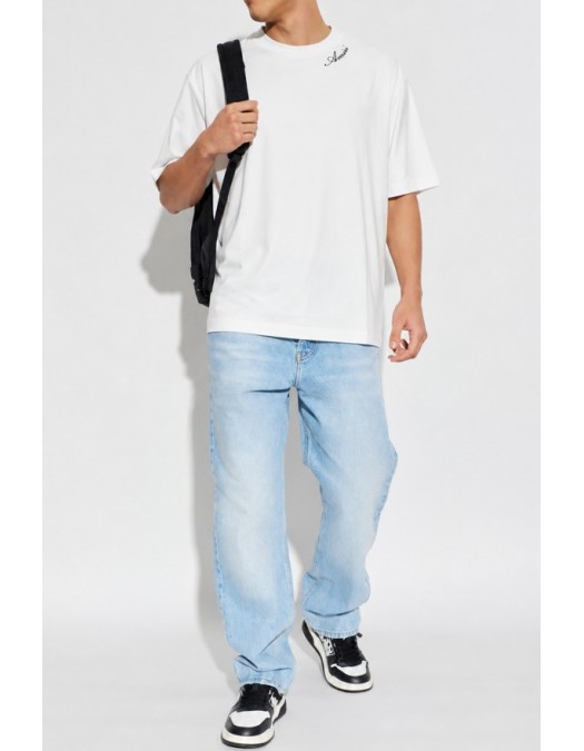 Tricou AMIRI, logo-embroidered T-shirt - AMTOJR1164100