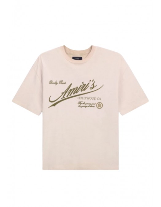 Tricou AMIRI, AMIRI QUALITY GOODS OVERSIZED TEE - AMTOJR1194271