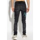 Jeans AMIRI, Multicolored Patches, Negru - AW23MDS021518