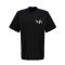 TRICOU AMIRI, Staggered Logo, Black