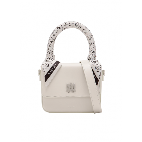 Geanta AMIRI, Mini, Logo Emblem, White Alabaster Geanta AMIRI, Mini, Logo Emblem, White Alabaster