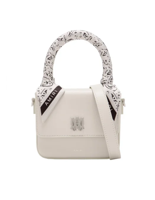 Geanta AMIRI, Mini, Logo Emblem, White Alabaster - AWBGTH1011ALABASTERUNI Geanta AMIRI, Mini, Logo Emblem, White Alabaster - AWBGTH1011ALABASTERUNI