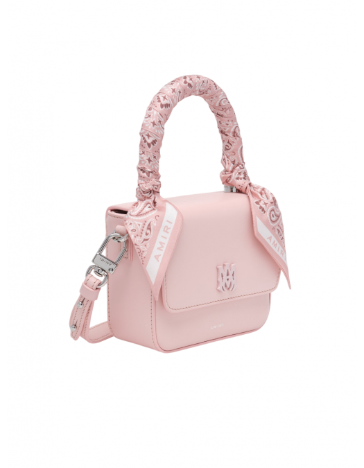 Geanta AMIRI, Mini, Logo Emblem, Pastel Pink - AWBGTH1011PINKUNI