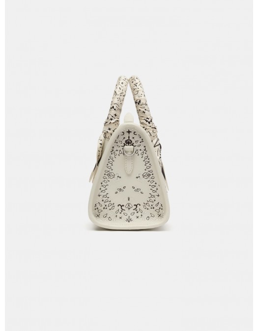 Geanta AMIRI, Crossbody, Bandana Print, White Alabaster - AWBGTH1012ALABASTERUNI