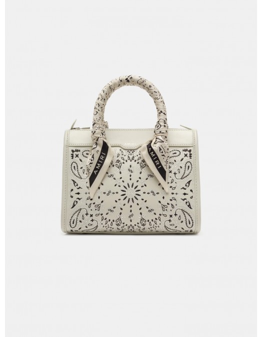 Geanta AMIRI, Crossbody, Bandana Print, White Alabaster - AWBGTH1012ALABASTERUNI