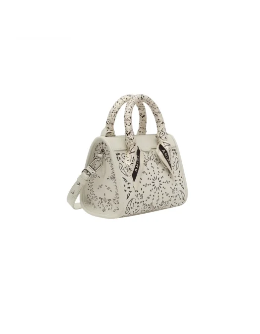 Geanta AMIRI, Crossbody, Bandana Print, White Alabaster - AWBGTH1012ALABASTERUNI Geanta AMIRI, Crossbody, Bandana Print, White Alabaster - AWBGTH1012ALABASTERUNI