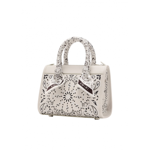 Geanta AMIRI, Crossbody, Bandana Print, White Alabaster Geanta AMIRI, Crossbody, Bandana Print, White Alabaster