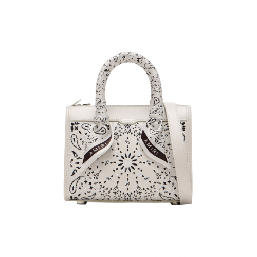 Geanta AMIRI, Crossbody, Bandana Print, White Alabaster Geanta AMIRI, Crossbody, Bandana Print, White Alabaster