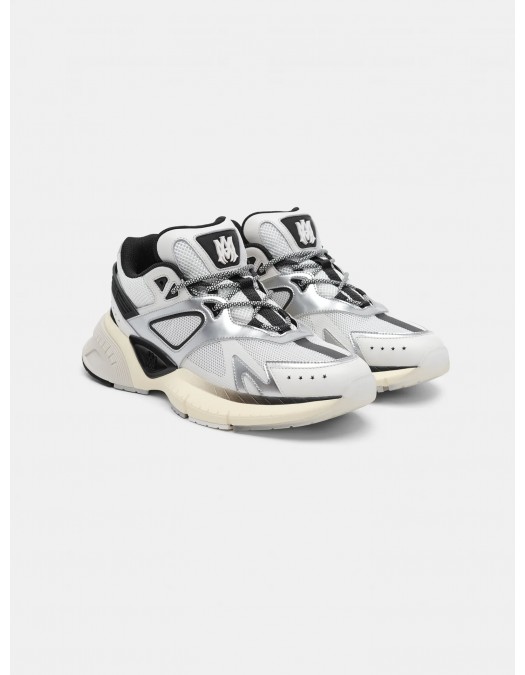 Sneakers AMIRI, MA, Runner, Silver - AWFOSR1027BLACK WHITESILVER