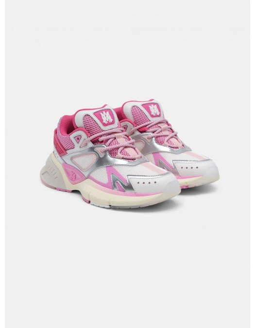 Sneakers AMIRI, MA, Runner, Fuchsia Pink - AWFOSR1027FUCHSIAPINKWHITESILVER