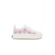 Sneakers AMIRI, Pink Star Patch, Low Top, White - AWFOSR1035WHITEPINK