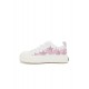 Sneakers AMIRI, Pink Star Patch, Low Top, White - AWFOSR1035WHITEPINK