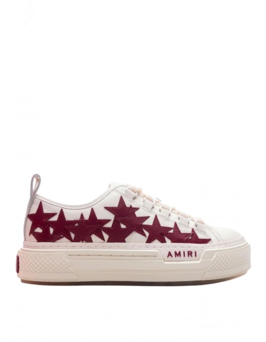 Sneakers AMIRI, Stars Court Low Top, Deep Red - AWFOSR1067DEEPRED