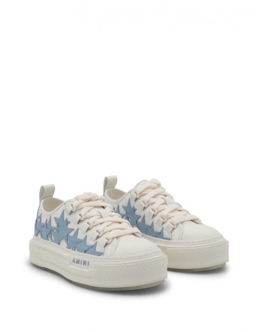 Sneakers AMIRI, Stars Court Low Top, Blue Sky - AWFOSR1067OCEANSKY