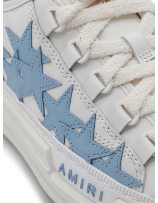 Sneakers AMIRI, Stars Court Low Top, Blue Sky - AWFOSR1067OCEANSKY