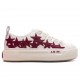 Sneakers AMIRI, Stars Court Low Top, Deep Red - AWFOSR1067DEEPRED