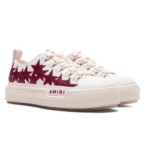 Sneakers AMIRI, Stars Court Low Top, Deep Red Sneakers AMIRI, Stars Court Low Top, Deep Red