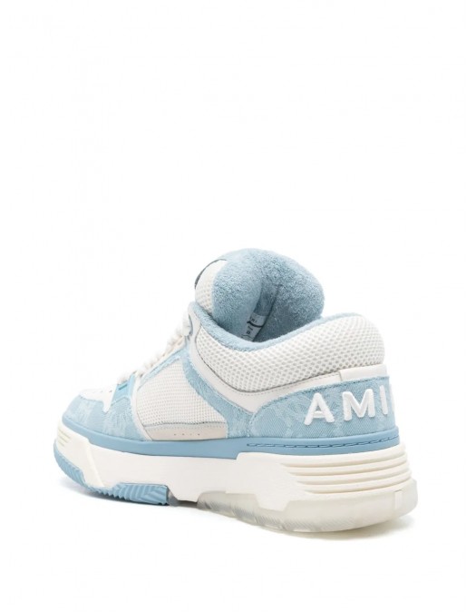 Sneakers AMIRI, MA-1, Baby Blue Details, White - AWFOSR1071OCEANSKY