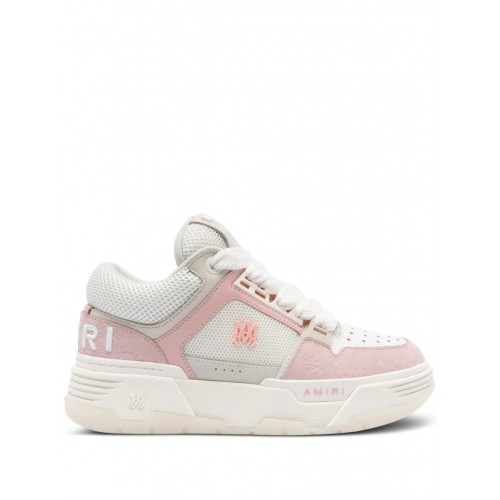 Sneakers AMIRI, MA-1, Vintage Pink Details, White Sneakers AMIRI, MA-1, Vintage Pink Details, White