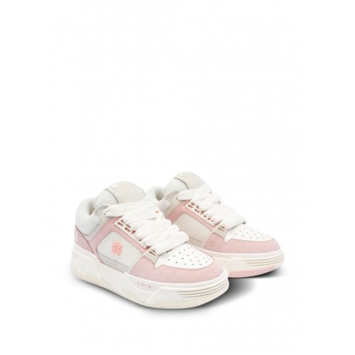 Sneakers AMIRI, MA-1, Vintage Pink Details, White Sneakers AMIRI, MA-1, Vintage Pink Details, White