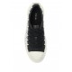 Sneakers AMIRI, Glitter Black Stars Court ,Low Top, White - AWFOSR1106BLACK