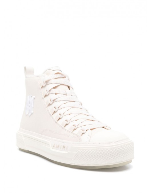 Sneakers AMIRI, MA Court, Logo Insert, Light Beige - AWFOSR1107ALABASTER