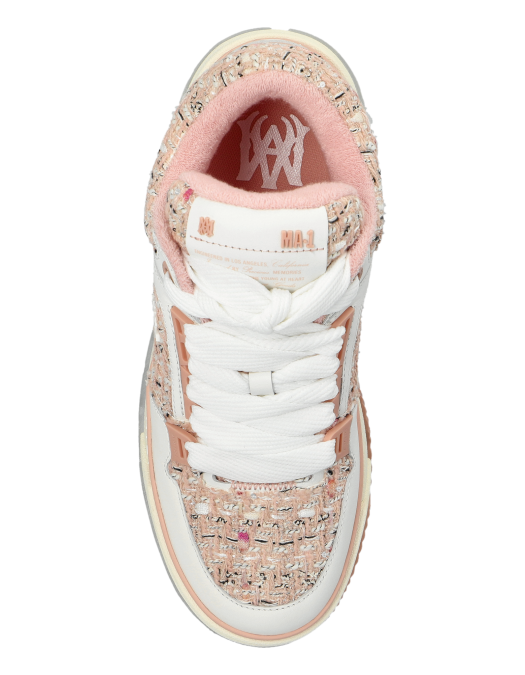 Sneakers AMIRI, MA-1, Material, Lace Details, Women, Pink - AWFOSR1120EVENINGSAND Sneakers AMIRI, MA-1, Material, Lace Details, Women, Pink - AWFOSR1120EVENINGSAND