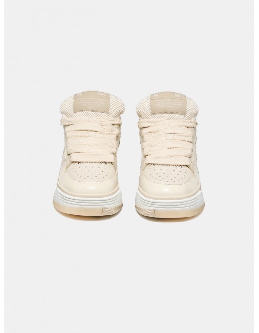 Sneakers AMIRI, Croc Debossed MA-1, Cream - AWFOSR1138ALABASTER