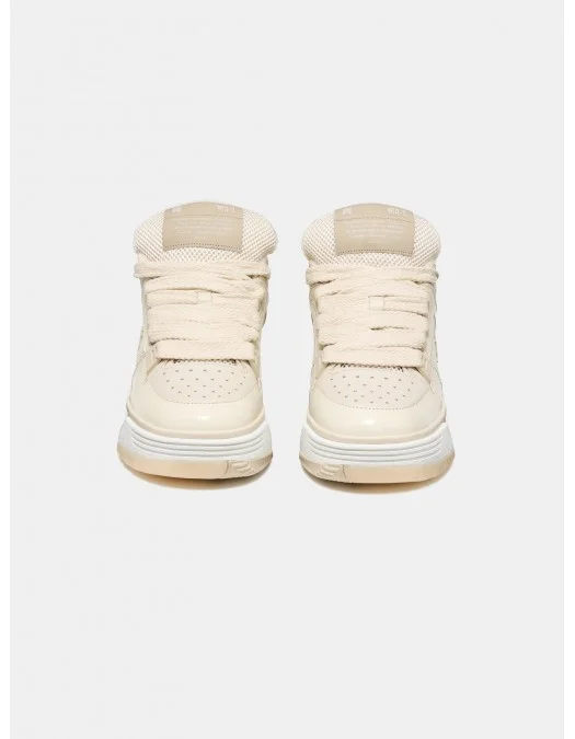 Sneakers AMIRI, Croc Debossed MA-1, Cream - AWFOSR1138ALABASTER
