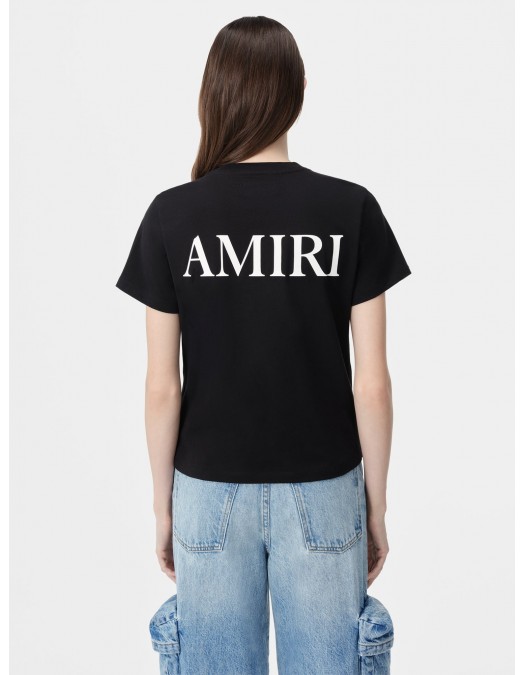 TRICOU AMIRI, MA Core Logo, Women, Black - AWJYTE1036BLACK