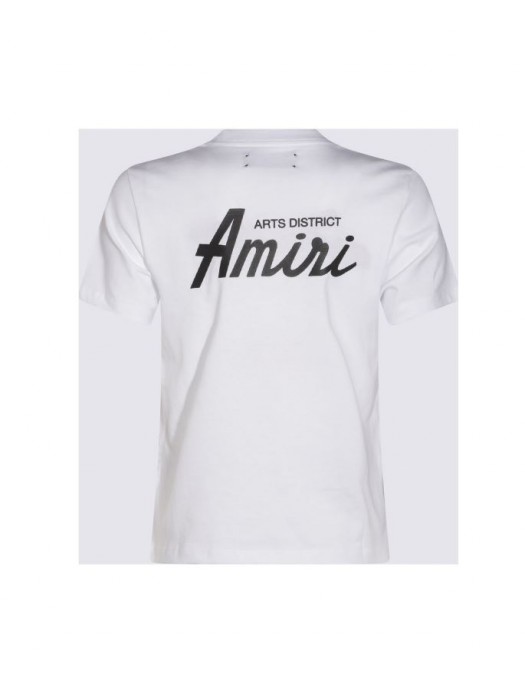 TRICOU AMIRI, Arts District, Logo Insert, Women, White - AWJYTE1055WHITE