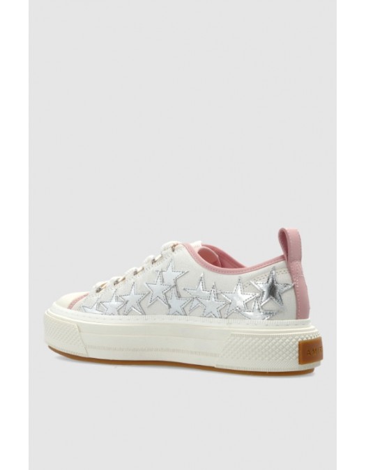 Sneakers AMIRI,  Cream "Metallic Stars Court Low" sports shoes - AWSNSN1010651